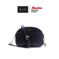 ราคา Bata บาจา ยี่ห้อ Prive กระเป๋าสะพายข้าง ปรับสายได้ กระเป๋าลำลอง แฟชั่น สำหรับผู้หญิง ยี่ห้อ Prive รุ่น Bena สีดำ 9016411 (7587081316)