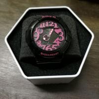 ราคา Baby G รุ่น BGA130 1B สีดำ ชมพู มือสอง ของแท้ (655621417)