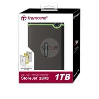 ราคา Transcend External HDD 1TB รับประกัน 3 ปี -มีใบกำกับภาษี-TS1TSJ25M3S (13651554520)