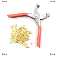 ราคา <Dream> หมุดย้ําตาไก่ แบบหนัง 100 ชิ้น (9903353916)