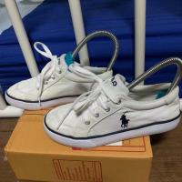 ราคา รองเท้าผ้าใบโปโลแท้100% สีขาว (2369850130)