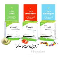 ราคา ฟลูออไรด์วานิช แบบมีแปรงพร้อมใช้ V-varnish Premium ✅ ฟลูออไรด์รูปแบบวานิช คละกลิ่น (29105793603)