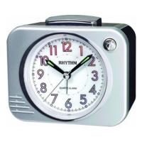 ราคา RHYTHM นาฬิกาปลุก รุ่น CRA827NR66 (สีเงิน) (919819484)