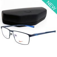 ราคา Nike Fashion แว่นตา สีน้ำเงิน กรอบเต็ม ขาสปริง สแตนเลส สตีล (สำหรับตัดเลนส์) กรอบแว่นตา Eyewear Top Glasses (7416160383)