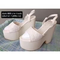 ราคา ส่งต่อรองเท้าเจ้าสาว Fashion Eyes ส้นตึก5.5นิ้ว Size 35 (ปกติ36-37ใส่ได้) (27233951995)