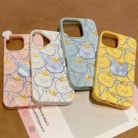 ราคา ส่งจากไทย เคสสำหรับไอโฟน15 ลายหมีฟ้าเต็มจอ น่ารัก เคสเหมือนอุกกาบาต For IPhone11 12 13 6/7/8 14 15PLUS 16ProMAX XR XSMAX (42217475013)