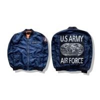 ราคา US Army Navy Blues Air Force Bomber Flight Jacket รอบอก 41” (16521862155)