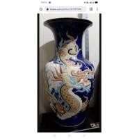 ราคา แจกันตั้งพื้นลายมังกรคู่ (11767072794)