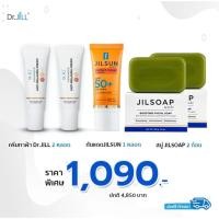 ราคา Dr.jill [ ครีมฝ้า 2 + แดดส้ม 1 +สบู่ 2 ] Dr.JiLL Advanced Anti-Melasma Cream ครีมทาฝ้า + JILSUN Perfect ครีมกันแดดเนื้อแ (25440541188)