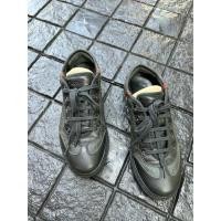 ราคา #รองเท้าแบรนด์เนมมือสอง : รองเท้าผ้าใบ GUCCI GG Monogram Sneaker Authentic% (2999231870)