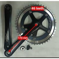 ราคา จานหน้า 46ฟัน อลูมิเนียม จานฟิกเกียร์ ประเภทจานดูดใช้กับกะโหลกเหลี่ยม (29993747691)