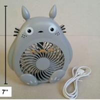 ราคา พัดลม ตั้งโต๊ะ (แบบชาร์ต) ลาย โตโตโร่ (Totoro) ขนาดสูง 7 นิ้ว ปรับความแรงได้ 3 ระดับ (527005670)