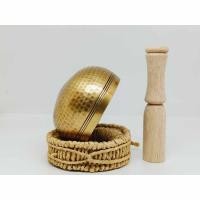 ราคา 8.5 cm Hand Hammer ขันทิเบต ขันวน ขันสมาธิ ขันสปา ระฆังสวดมนต์ ระฆังทิเบต singing bowl ขนาด ปากกว้าง 8.5 เซนติเมตร (26241506619)