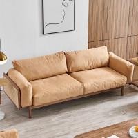 ราคา รวมโซฟาผ้าโซฟาครัวเรือนโซฟาสีขาวขี้ผึ้งไม้หวายโซฟาที่เรียบง่ายไม้เนื้อแข็งห้องนั่งเล่นใหม่จีนโต๊ะกาแฟ ก3เจบี (56153411942)