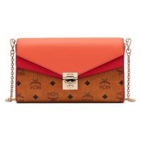 ราคา ของแท้ MCM Millie Wallet on a Chain - hot coral พร้อมส่ง (24409810904)