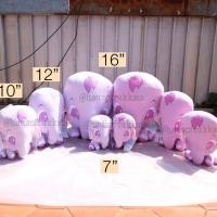 ราคา ห้อยกระเป๋า ตุ๊กตา Ton Aor ช้าง ต้นอ้อ & Kor Kaew กอแก้ว หัวโต ท่านั่ง 7/10/12/16นิ้ว ช้างต้นอ้อ ช้างกอแก้ว ตุ๊กตาช้าง (29806572451)