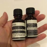 ราคา AESOP parsley seed facial cleanser/ B&Tea balancing toner 15 ml (1822677558)