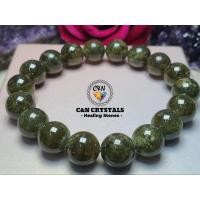 ราคา สร้อยข้อมือโกเมนสีเขียวคุณภาพระดับพรีเมียมธรรมชาติ 11 มม.+ 天然精品绿沙石莱宝手 手办 11咪+ Gelang Tangan โกเมนสีเขียว (22168851533)