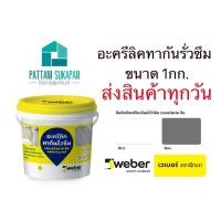 ราคา Weber เวเบอร์ดรายซีล 1kg. สีขาว สีเทา อะครีลิคทากันรั่วซึม (5231340696)