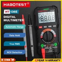 ราคา Habotest HT136 ใหม่มัลติมิเตอร์แบบดิจิตอล NCV โวลต์แอมป์มิเตอร์โวลต์มิเตอร์ Amps Ohms AC/DC OHM เครื่องทดสอบโวลต์ Capacitance (28176578586)