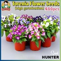 ราคา เมล็ดพันธุ์ แววมยุรา เมล็ดแววมยุรา ทอเรเนีย Mixed Torenia Flower Seeds 500เมล็ด เมล็ดดอกไม้ คุณภาพดี ราคาถูก ของแท้ 100% (26733761015)