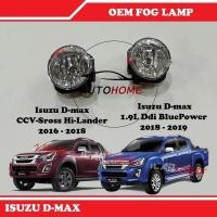 ราคา (พร้อม Blub) ไฟตัดหมอกสําหรับ Isuzu D-Max CCV-Sross Hi-Lander 2016 2017 2018 Dmax Bluepower 2018 2019 1.9L Ddi Blue Power หมอกโคมไฟเลนส์สะอาด Spot Light Daylight (26480166275)