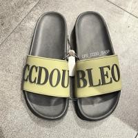 ราคา CC DOUBLE O รองเท้าแตะแบบสวมปั๊มนูนโลโก้ (40761187144)