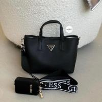 ราคา พร้อมส่ง ของแท้100% Guess Latona Mini Tote Bag สีดำ (29454529811)