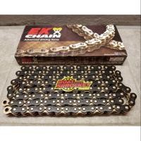 ราคา โซ่ Ek O ring สีดำหมุดทอง 520-120ข้อ (2349886776)