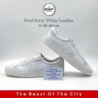 ราคา Fred Perry White Leather Sneakers (29.0) (29863415932)
