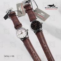 ราคา นาฬิกาข้อมือผู้หญิง US SUBMARINE รุ่น J-181L ตัวเรือนสแตนเลสสีเงิน สายหนังแท้ กันน้ำได้100% (29657455820)