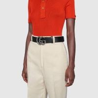 ราคา Louis Vuitton LV Classic models Double G band -buckle wide version belt Men's belt made in Italy (29114105999)