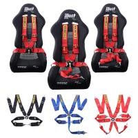 ราคา ใหม่ 4/5/6 จุดเข็มขัดนิรภัยรถยนต์ Quick Release สายรัดปรับได้ PA วัสดุ Harness Universal Racing เข็มขัดนิรภัย 3Inches (27439722695)