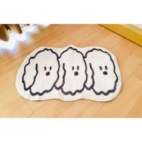 ราคา พรมเช็ดเท้า สีขาวขนสั้นลายน้องหมา มือสองสภาพดี สินค้าญี่ปุ่น-เกาหลีแท้ (29405101124)
