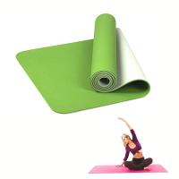 ราคา เสื่อโยคะ TPE (180 x 60 x 6) พร้อมสายรัดเสื่อโยคะ (สีเขียว) (4916795281)