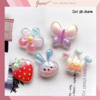 ราคา ชุดสติ๊กเกอร์ 10 ชิ้น เสน่ห์ 3 มิติ ธีมสตอเบอรี่วิบวับ พลาสติกแข็งติดครอส รองเท้าแตะ กาโม จระเข้ เจบี-342 (40601619821)