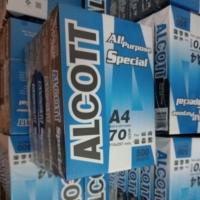 ราคา กระดาษ 70g A4 Alcott ฟ้า-ดำ 500p (ยกล่อง5รีม/ลัง) (27101345648)