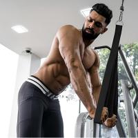 ราคา อุปกรณ์เพาะกาย Loviver สำหรับการออกกำลังที่บ้าน: สายพันธุ์ไทรเซ็บและไบเซ็บพร้อมคาราบิเนอร์โลหะ (43122152610)