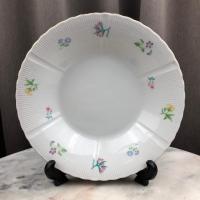 ราคา จานเซรามิคก้นลึกลายดอกไม้ขอบทอง แบรนด์ Adam&Eve ขนาด 9” #เซรามิคมือสองญี่ปุ่น (4740841894)