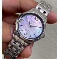 ราคา นาฬิกาข้อมือ Citizen Eco-Drive Super-Titanium Lady Watch EM0720-85Y (43405074587)