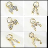 ราคา ขั้วสร้อยเพชรcz งานหุ้มทองแท้5 ไมครอน (2906066538)
