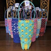 ราคา งานฝีมือ Diy ถุงใส่แก้วเยติ 30 oz แก้วเก็บความเย็น ผลิตจากเส้นพลาสติก ถักเส้นต่อเส้น#แก้วเยติ#ปลอกใส่แก้วเยติ#งานฝีมือ (9641555036)