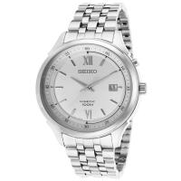 ราคา Seiko Kinetic นาฬิกาผู้ชาย สายสแตนเลสรุ่นSKA653P1-Silver (340017132)