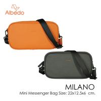 ราคา [Albedo] MILANO MINI MESSENGER BAG กระเป๋าสะพาย ใบเล็ก หนังแท้ รุ่น MILANO - ABML02174/ABML02196 (44309591310)