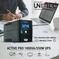 ราคา SALE UNITEC ACTIVE PRO 1000VA/550W Smart UPS: อุ่นใจไร้กังวล! Line Interactive Stabilizer รับประกัน 2 ปี (42971855896)