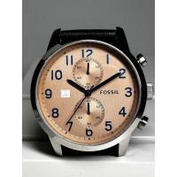 ราคา นาฬิกาข้อมือผูชาย FOSSIL รุ่น FS4986 Chronograph จับเวลาได้ ตัวเรือนสแตนเลล สายหนังวัวสีดำ หน้าปัดสีแชมเปญ สวยคลาสสิค (23660456559)