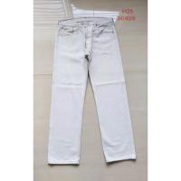ราคา กางเกงยีนส์ลีวายมือสอง 501สีครีม vtg90 us เอว33/40/8 (H26) (28455221194)