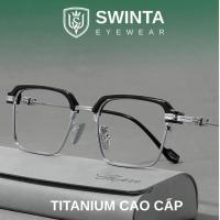 ราคา กรอบแว่นตาสี่เหลี่ยมครึ่งขอบ 090 - กรอบโลหะไทเทเนียมคุณภาพสูง หรูหรา วัดไทเทเนียม - แฟชั่นผู้ชายและผู้หญิง (27041238474)