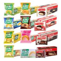 ราคา ยูโร่ ขนมคัสตาร์ดเค้ก 17 กรัม ยกกล่อง 12 ชิ้น มีให้เลือกครบทุกรส (26638881309)