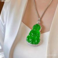 ราคา จี้หยกสีเขียว อิมพีเรียล มีดีไซน์เป็นพระพุทธรูปและเจ้าแม่กวนอิม พม่าแท้ สำหรับผู้ชายและผู้หญิง (42277363852)